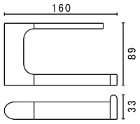 Art&Max Platino Держатель для туалетной бумаги, цвет: хром AM-E-3983AL