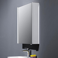 Laufen Frame 25 Зеркальный шкаф, подвесной с подсветкой 45х15х75h см, цвет: белый 4.0830.1.900.145.1