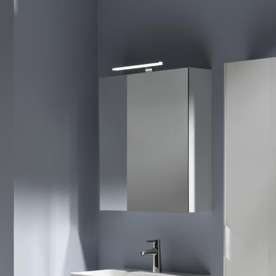 Laufen Base Зеркальный шкаф, с подсветкой 60х18х70h см, цвет: белый 4.0275.1.110.261.1