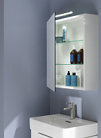 Laufen Base Зеркальный шкаф, с подсветкой 60х18х70h см, цвет: белый 4.0275.1.110.261.1