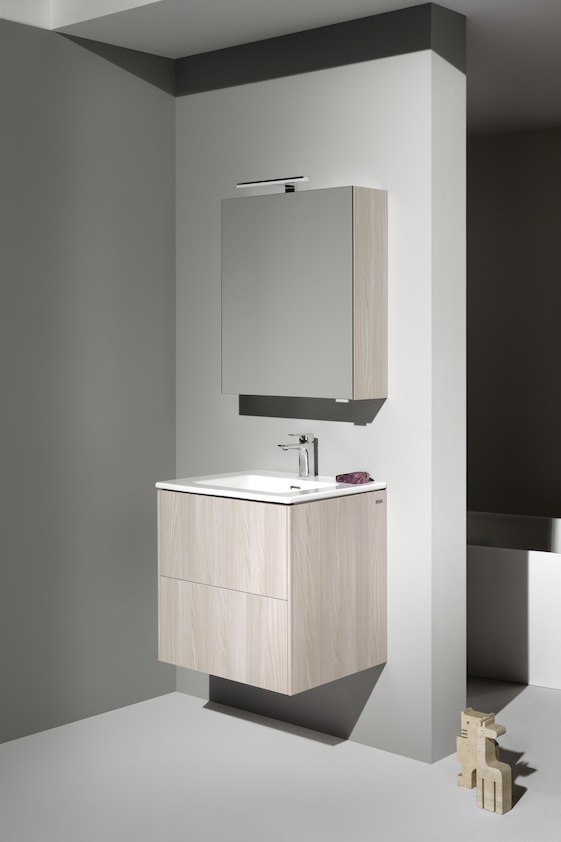 Laufen Base Зеркальный шкаф, с подсветкой 60х18х70h см, цвет: светлый вяз 4.0275.1.110.262.1