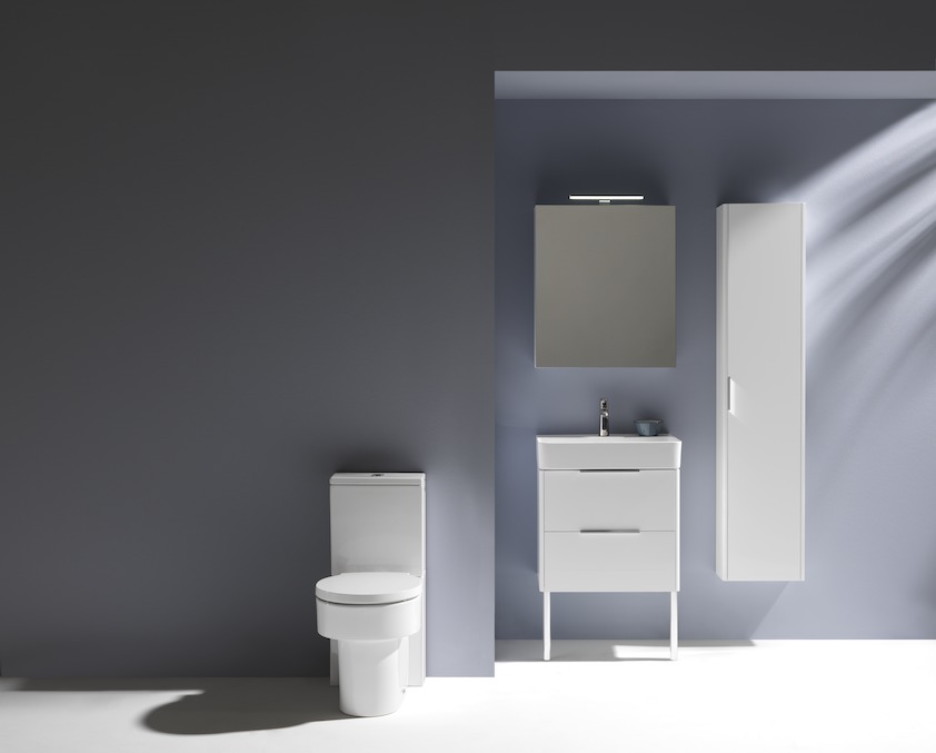 Laufen Base Зеркальный шкаф, с подсветкой 60х18х70h см, цвет: светлый вяз 4.0275.1.110.262.1