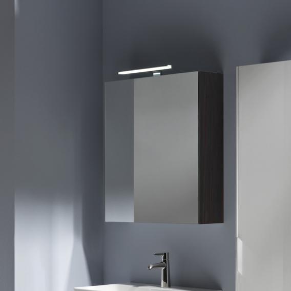 Laufen Base Зеркальный шкаф, с подсветкой 60х18х70h см, цвет: темный вяз 4.0275.1.110.263.1