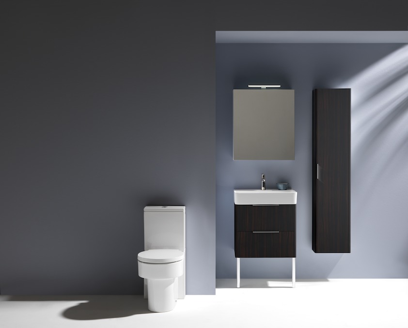Laufen Base Зеркальный шкаф, с подсветкой 18х60х70h см, цвет: светлый вяз 4.0275.2.110.262.1
