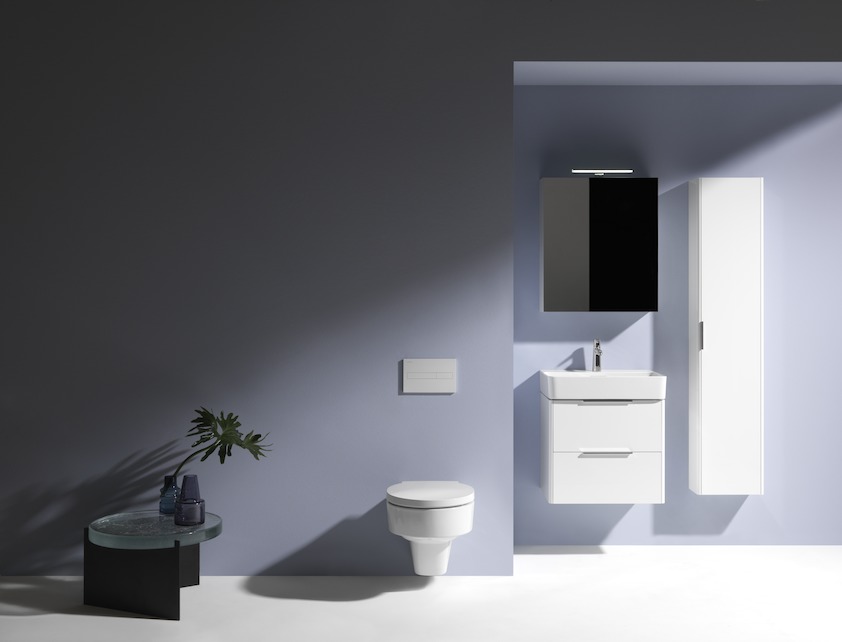 Laufen Base Зеркальный шкаф, с подсветкой 18х60х70h см, цвет: светлый вяз 4.0275.2.110.262.1