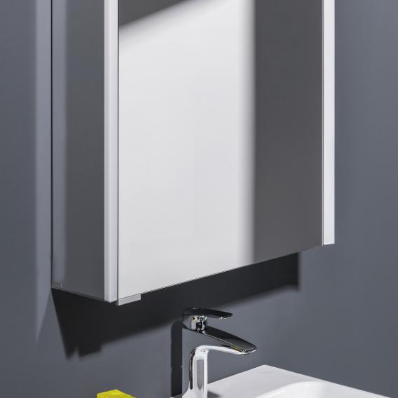 Laufen Frame 25 Зеркальный шкаф, подвесной с подсветкой 45х15х75h см, цвет: белый 4.0832.2.900.145.1