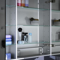 Laufen Frame 25 Зеркальный шкаф, подвесн. с подсв. 80х15х75h см, цвет: зеркальный 4.0850.3.900.144.1