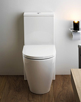 Laufen Kartell By Унитаз приставной безободковый 37х66х44h см, цвет: белый 8.2433.7.000.231.1