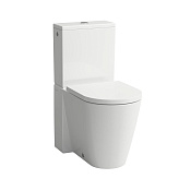 Laufen Kartell By Унитаз приставной безободковый с бачк. 37х66х44h см, белый 8.2433.7.000.000.1