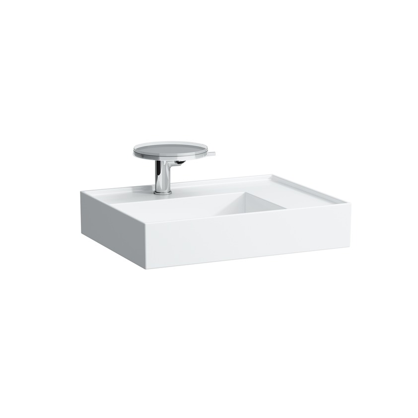 Laufen Kartell By Раковина подвесн. прямоуг. 60х46х12h см, gres pietra grey opaco 8.1033.4.757.158.1