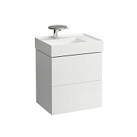 Laufen Kartell By Раковина подвесн. прямоуг. 60х46х12h см, gres pietra grey opaco 8.1033.4.757.158.1