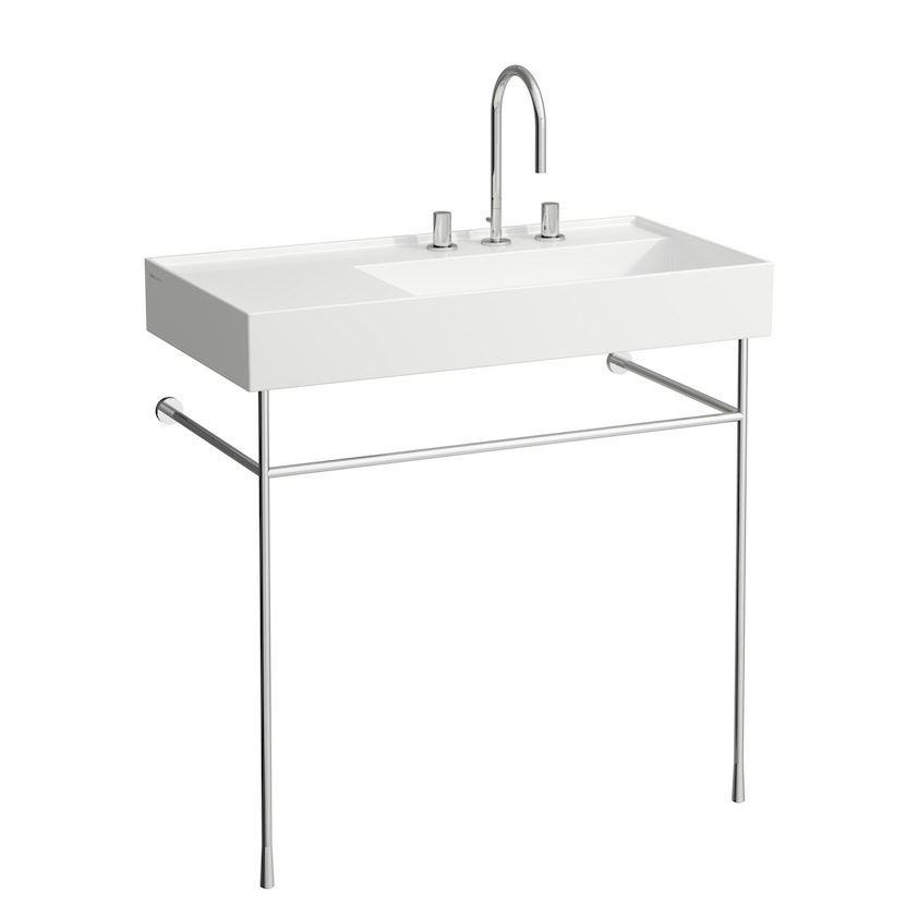 Laufen Kartell By Раковина подвесная прямоуг. на 1 отв. 90х46х12h см, цвет: белый 8.1033.8.000.815.1