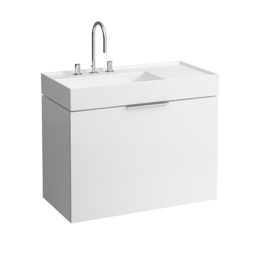 Laufen Kartell By Раковина подвесная прямоуг. на 1 отв. 90х46х12h см, цвет: белый 8.1033.8.000.815.1