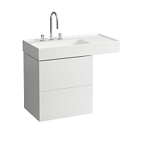 Laufen Kartell By Раковина подвесная прямоуг. на 1 отв. 90х46х12h см, цвет: белый 8.1033.8.000.815.1