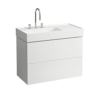 Laufen Kartell By Раковина подвесная прямоуг. на 1 отв. 90х46х12h см, цвет: белый 8.1033.8.000.815.1