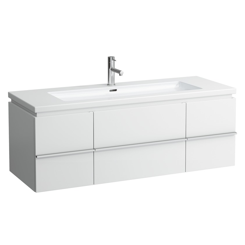 Laufen Living Square Раковина подвесн. прямоуг. 48х130х12h см, цвет: белый 8.1643.6.000.104.1