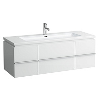 Laufen Living Square Раковина подвесн. прямоуг. 48х130х12h см, цвет: белый 8.1643.6.000.104.1