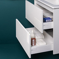 Laufen Base Тумба с раковиной, 2 ящика 50х60х61h см, цвет: темный вяз 8.6496.0.263.104.1