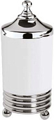 Boheme Hermitage Стакан для хранения 8x8 см, керамическая колба, цвет: chrome/white 10394