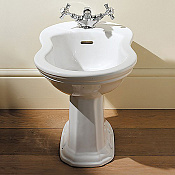 Devon&Devon Oxford Биде напольное, с 3 отв. под смеситель 33x54xh36,5 см, цвет белый IBBID3FOXF