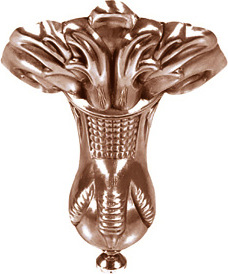 BelBagno Ножки для ванны, цвет: бронза BB-LEG-EAGLE-BRN