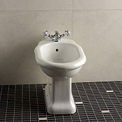 Devon&Devon Etoile Биде напольное с 1 отв. под смесит., 33x54xh38 см, цвет белый IBBID1FET