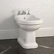 Devon&Devon Blues Биде напольное, с 3 отв. под смеситель 34,5x56,6xh40 см, цвет белый IBBID3FBLUES