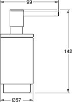 Grohe Selection Дозатор для жидкого мыла, подвесной, цвет: медь 41028DA0