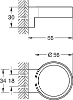 Grohe Selection Дозатор для жидкого мыла, подвесной, цвет: медь 41028DA0