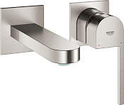 Grohe Plus Смеситель для раковины на 2 отверстия, цвет: сталь 29303DC3