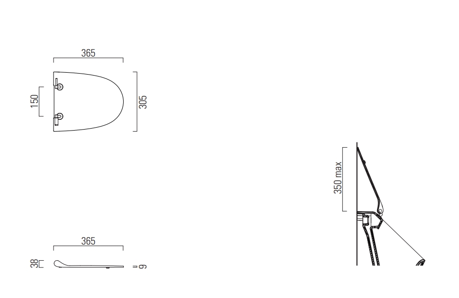 GSI Community Крышка для писсуара с микролифтом, цвет: белый глянцевый MSORS11