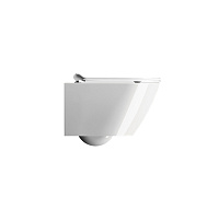 GSI Kube X Унитаз подвесной 50x36 см безободковый, смыв swirlflush, цвет: белый глянцевый 941611