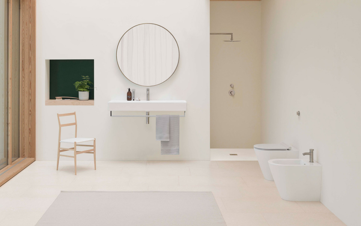 GSI Kube X Биде напольное с 1 отверстием под смеситель и переливом, без крепежа, цвет: белый матовый 9462109