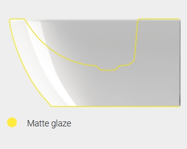GSI Nubes Биде напольное с 1 отверстием под смеситель и переливом, без крепежа, цвет: белый матовый 9662109