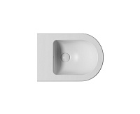 GSI Pura Биде подвесное с 1 отверстием под смеситель и переливом, без крепежа, цвет: белый матовый 8864109