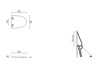 GSI Community Крышка для писсуара с микролифтом, цвет: ardesia opaco MSORS26