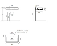 GSI Kube X Раковина подвесная/накладная 80x47 см, 1 отверстие, с переливом, цвет: белый глянцевый 9422111