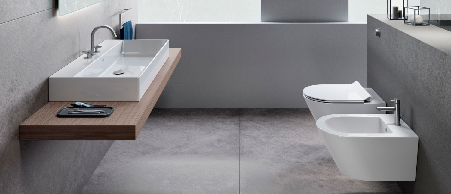 GSI Kube X Раковина подвесная/накладная 100x47 см, 1 отверстие, с переливом, цвет: белый глянцевый 9423111