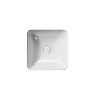 GSI Nubes Раковина чаша 38x38x14h см, без перелива, без д/к, цвет: белый глянцевый 903811