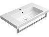 GSI Norm Раковина подвесная/встраиваемая 70x40 см, 1 отверстие, с переливом, цвет: белый глянцевый 8637111