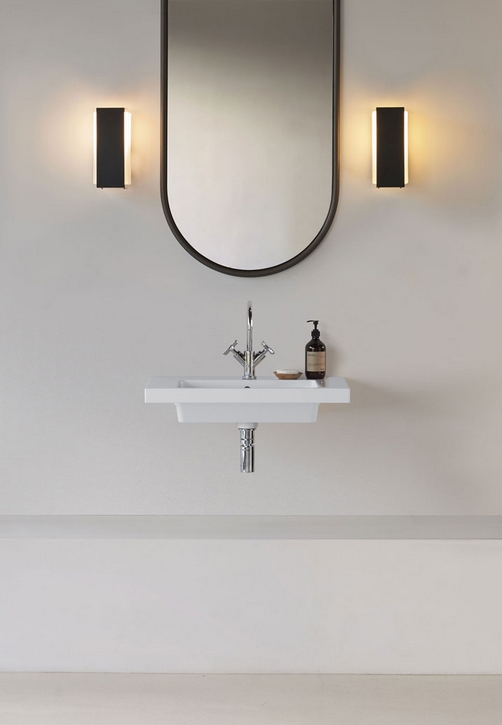 GSI Norm Раковина подвесная/встраиваемая 70x40 см, 1 отверстие, с переливом, цвет: белый глянцевый 8637111