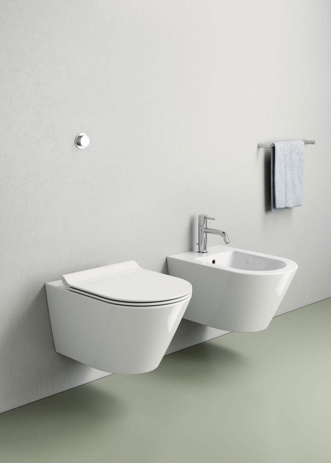 GSI Kube X Унитаз подвесной 55x36 см безободковый, смыв swirlflush, цвет: белый матовый 941509