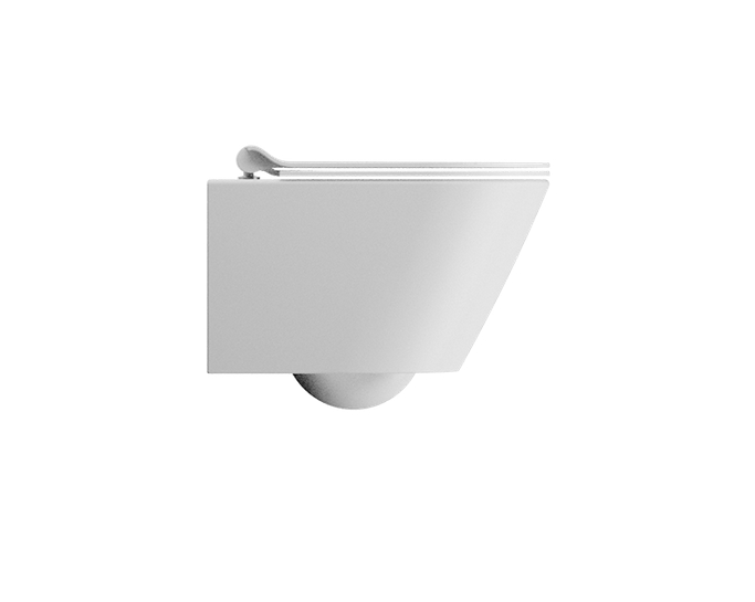 GSI Kube X Унитаз подвесной 50x36 см безободковый, смыв swirlflush, цвет: белый матовый 941609
