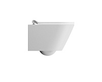 GSI Kube X Унитаз подвесной 50x36 см безободковый, смыв swirlflush, цвет: белый матовый 941609
