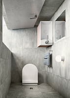 GSI Kube X Унитаз подвесной 50x36 см безободковый, смыв swirlflush, цвет: белый матовый 941609