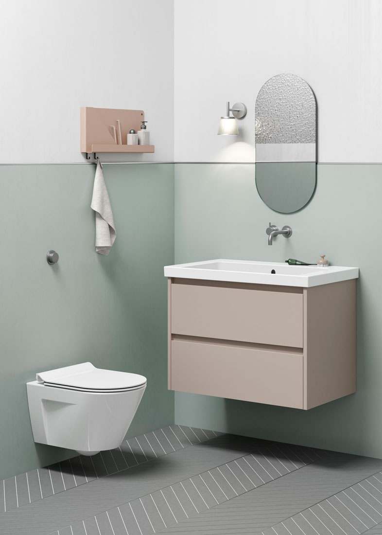 GSI Norm Унитаз подвесной 50x36 см безободковый, смыв swirlflush, цвет: белый глянцевый 861611