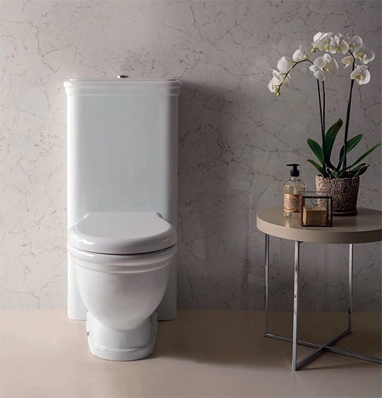 Globo Paestum Бачок для унитаза напольный моноблок, без механизма, цвет: белый глянцевый PA137BI