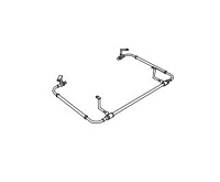 Globo Paestum Полотенцедержатель подвесной 75 см, цвет: хром глянцевый PAPC28