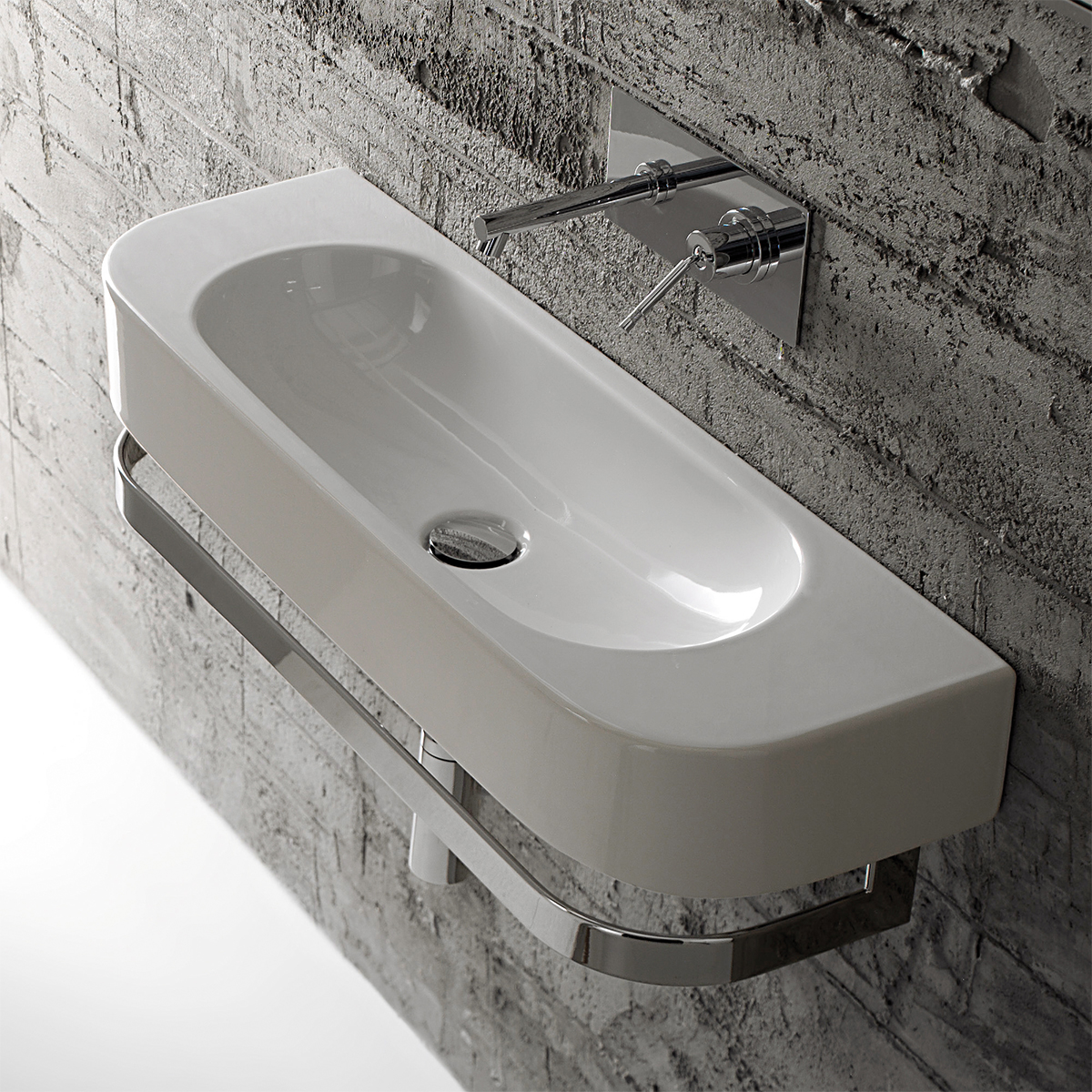 Globo Forty3 Полотенцедержатель 70 см, подвесной, цвет: хром PC7027