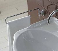 Globo Paestum Полотенцедержатель поворотный 42 см, подвесной, цвет: хром PAAC46